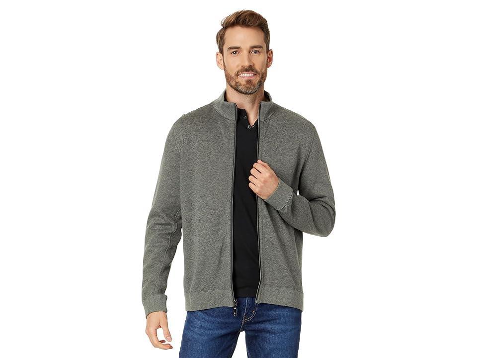 Tommy Bahama Flip Coast Full Zip Jacket (Coal Heather) Men's Fleece product image