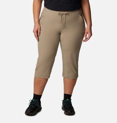 Columbia Plus Size Anytime Outdoor Capri (Tusk) Women's Capri Product Image