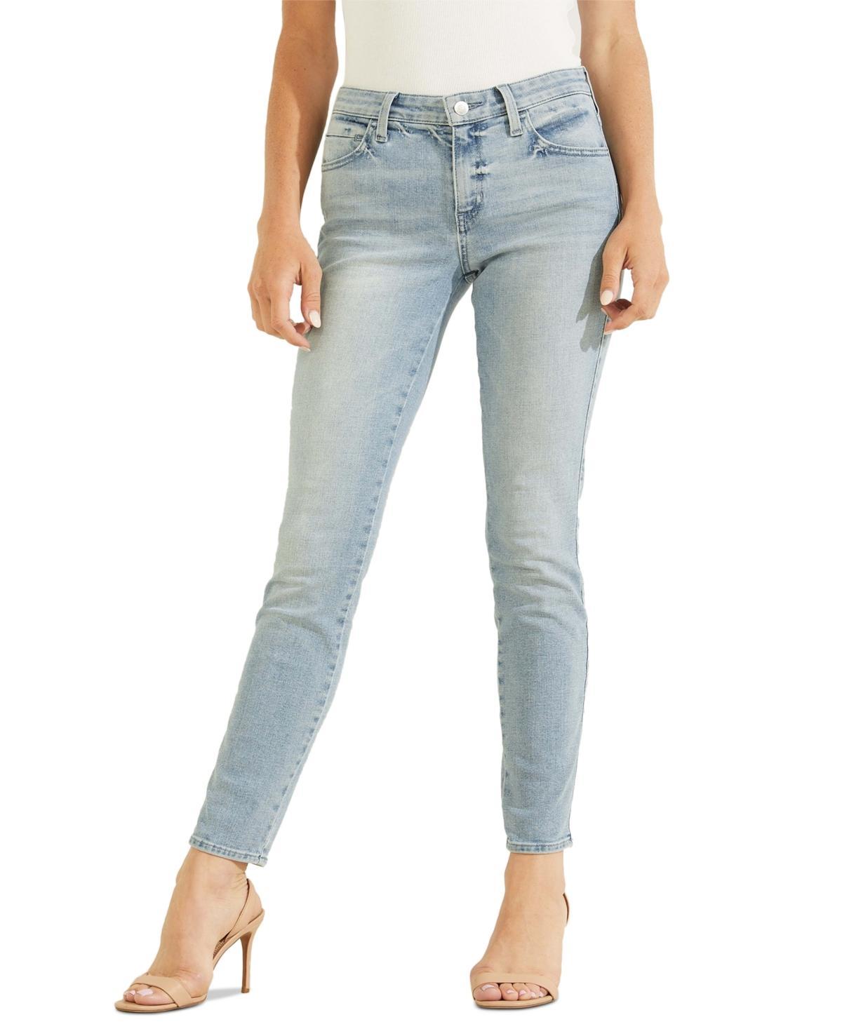 Guess Sexy Curve Mid Rise Skinny Jeans Product Image