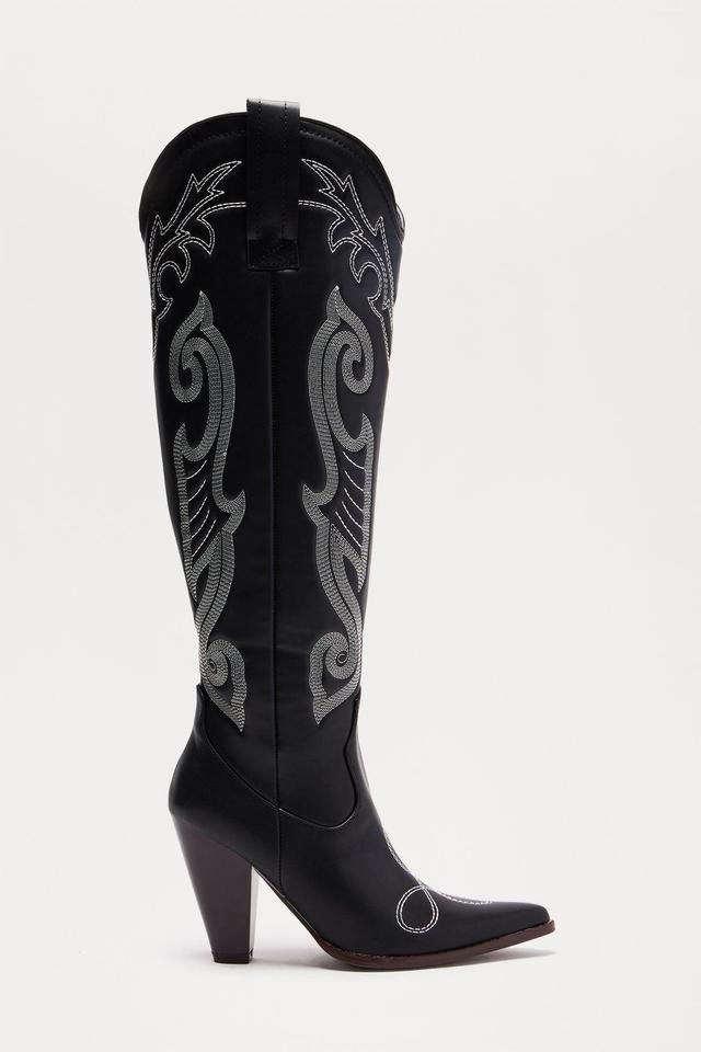 Houston Hottie Cowboy Boots - Black Product Image