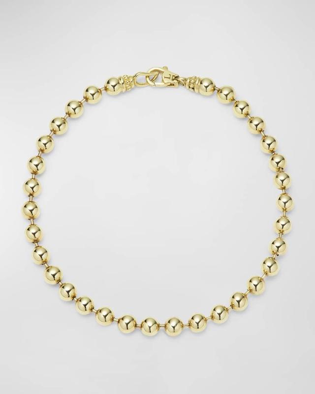 Mens 18K Gold Anthem Ball Chain Bracelet, 5mm Product Image