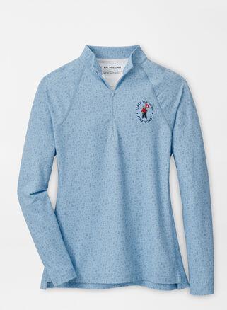 Peter Millar 124th U.S. Open Womens Perth Performance Pullover | Color: Cottage Blue | Size: XXL Product Image