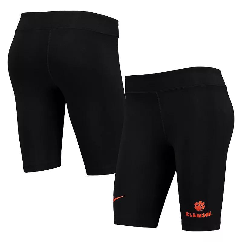 Womens Nike Clemson Tigers Essential Tri-Blend Bike Shorts Product Image