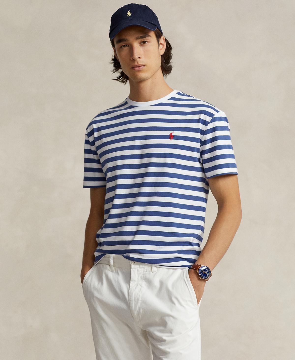 Polo Ralph Lauren Classic-Fit Striped Jersey Short-Sleeve T Product Image