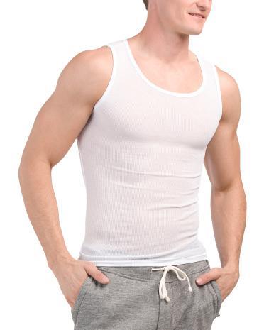 5pk Tank Tops for Men | Cotton Product Image