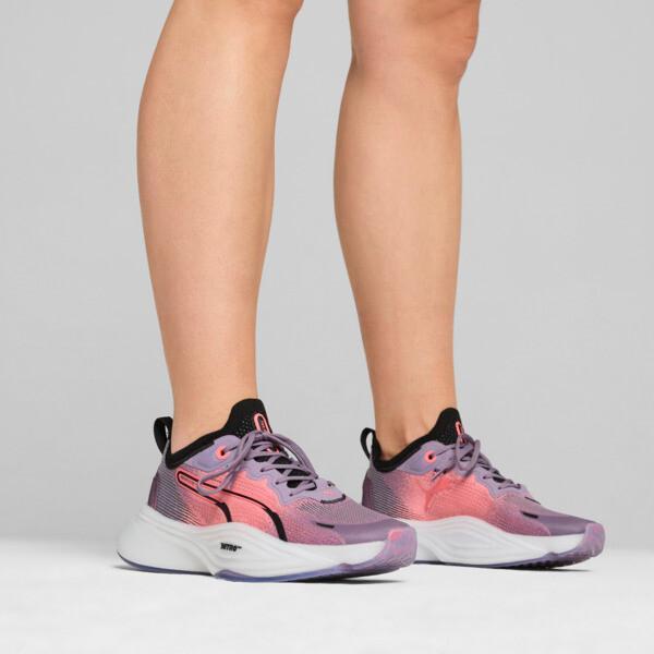 PUMA PWR NITROâ¢ SQD 2 Women's Training Shoes in Pale Plum/Sunset Glow/White Product Image