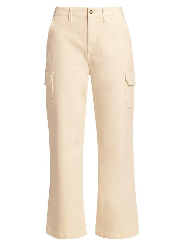 Womens Carly Wide-Leg Cargo Pants Product Image