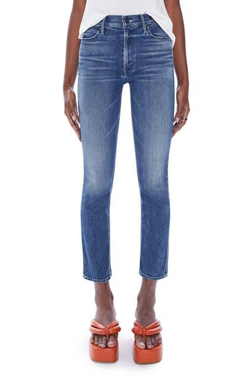 MOTHER The Dazzler Mid Rise Ankle Straight Leg Jeans Product Image