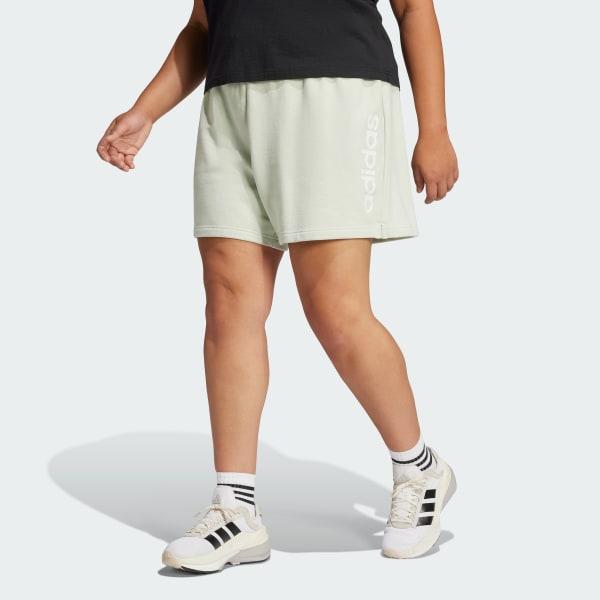 Essentials Linear French Terry Shorts (Plus Size) Product Image