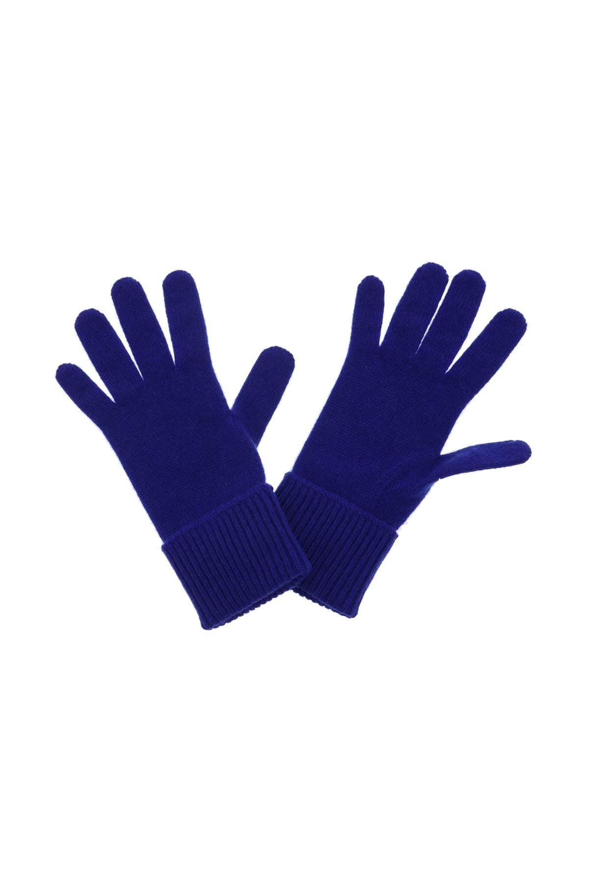 BURBERRY Cashmere Gloves In Blue Product Image