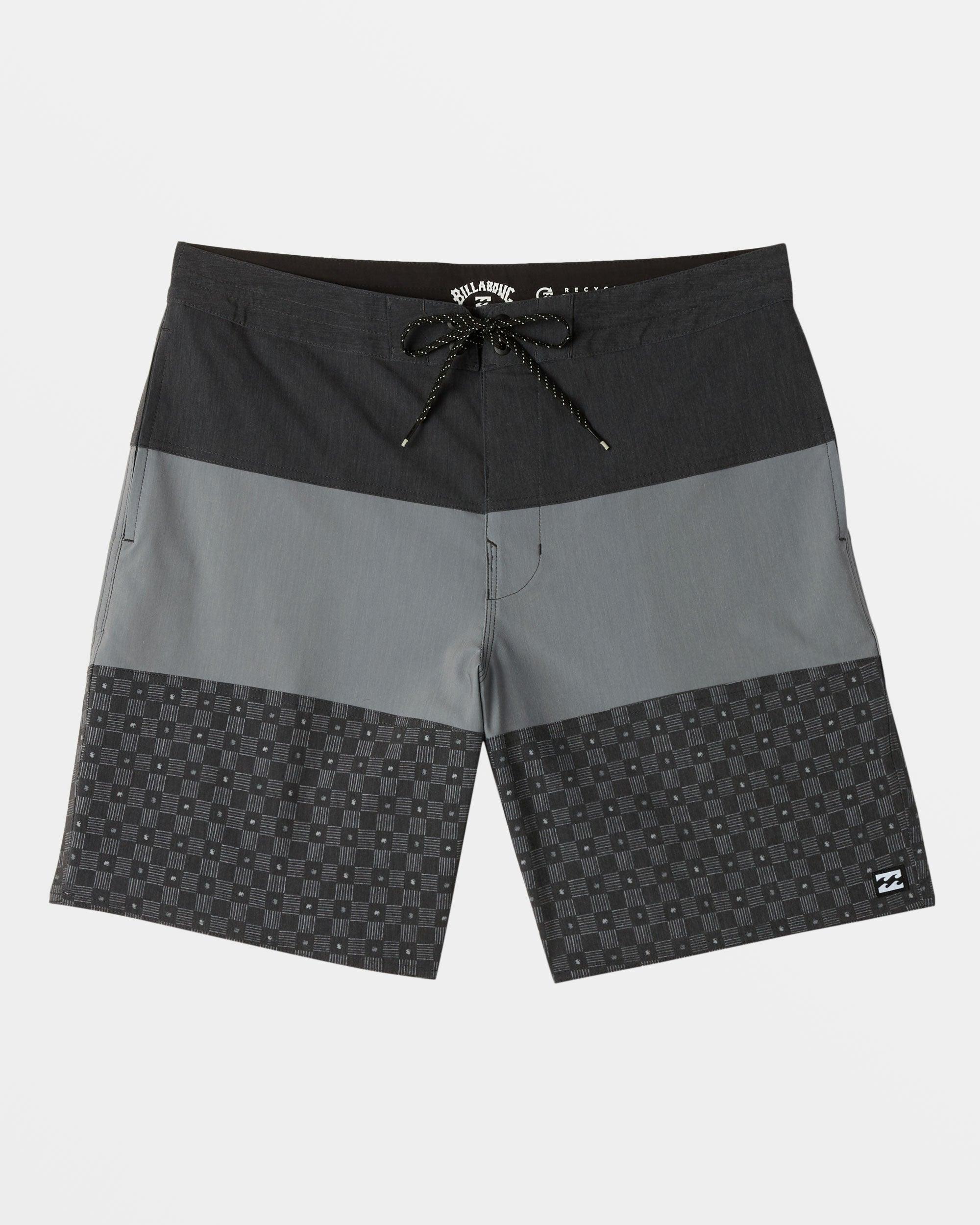 Tribong Lo Tide 19" Boardshorts - Black Male Product Image