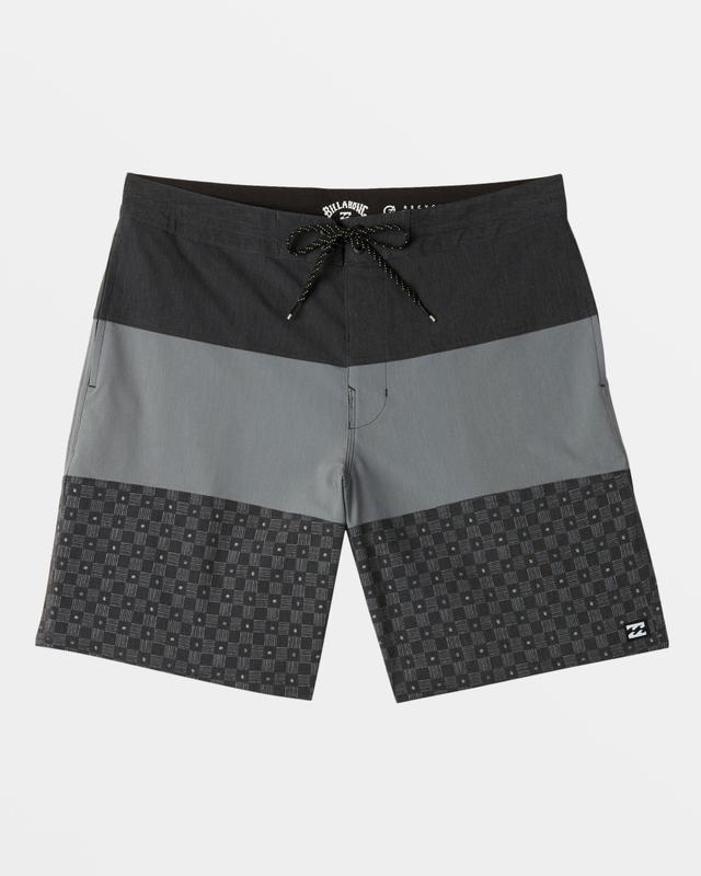 Tribong Lo Tide 19" Boardshorts - Black Male Product Image