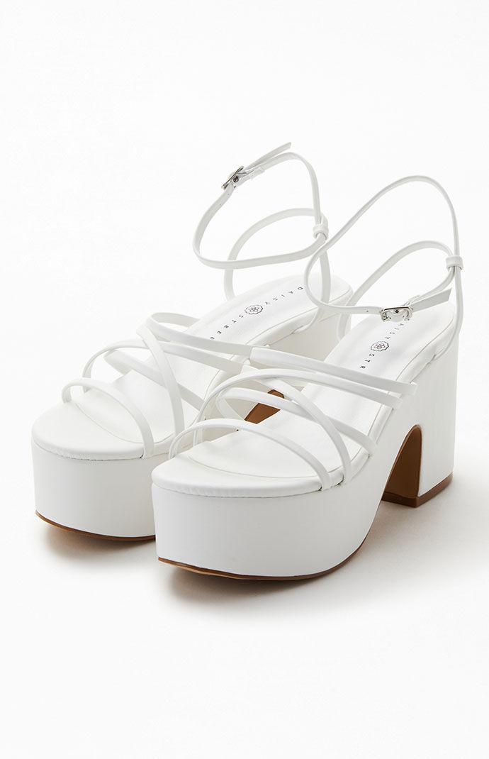 Daisy Street Women's Strappy Platform Heels Product Image