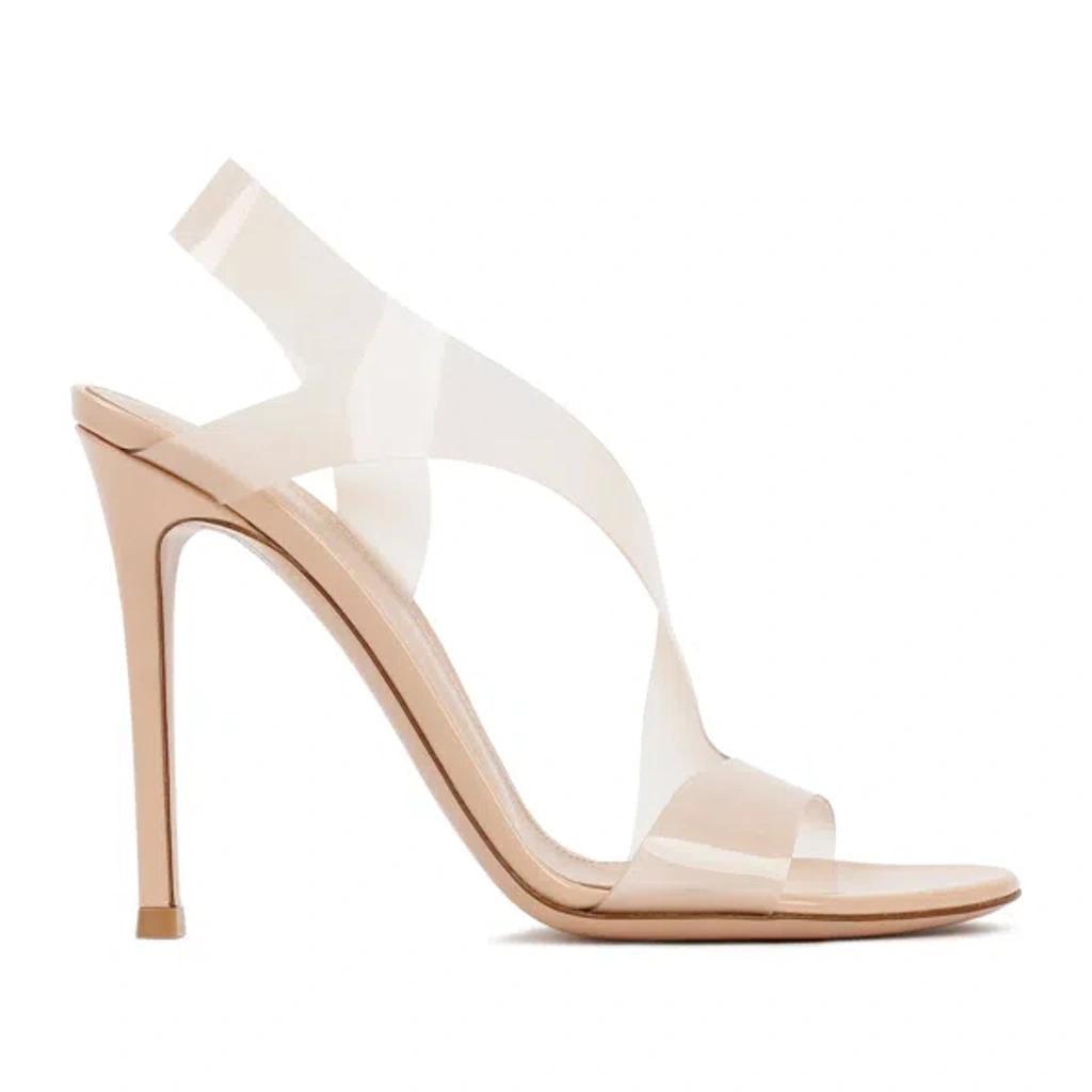 GIANVITO ROSSI Beige Metropolis Heeled Sandals In Neutrals Product Image