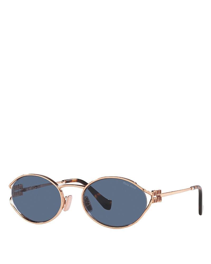 Womens 54MM Metal Round Sunglasses Product Image