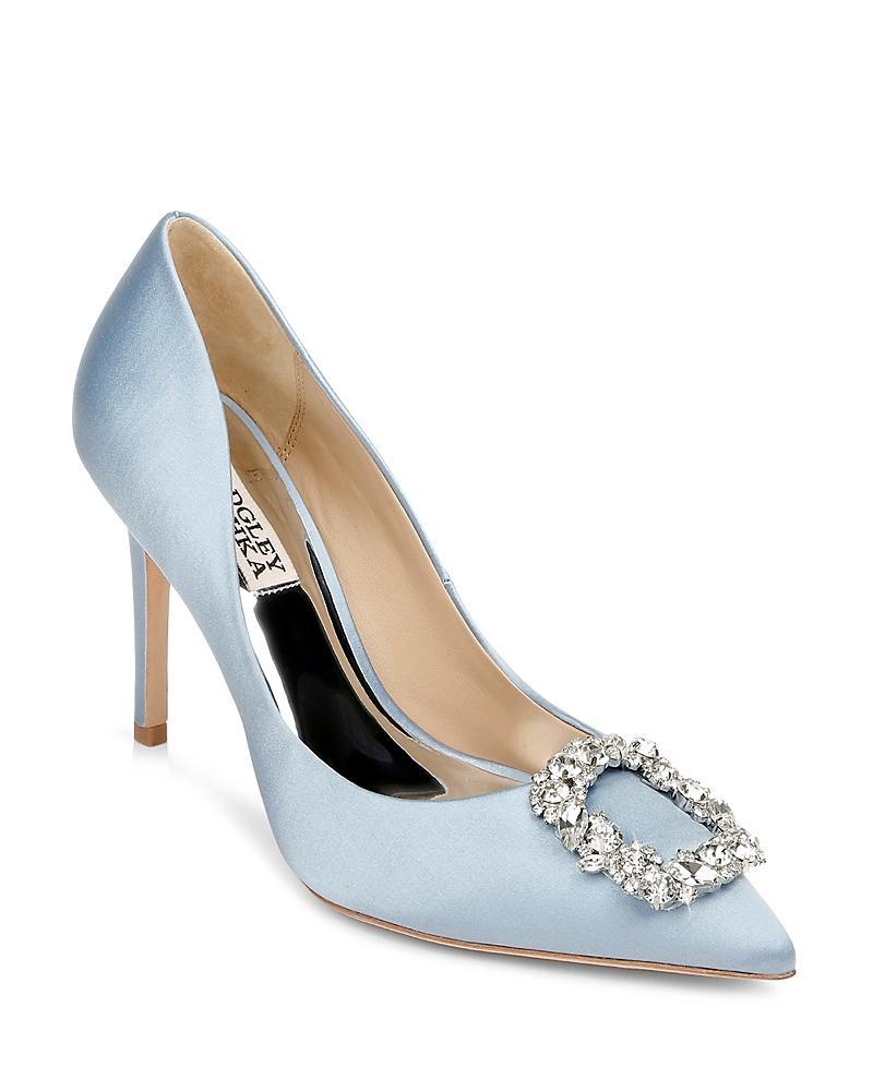 Badgley Mischka Womens Cher Crystal Buckle Pumps Product Image