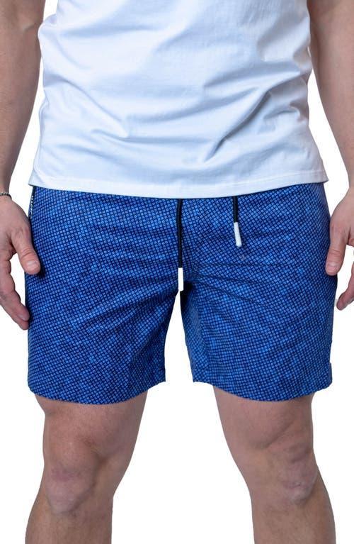 Mens Lion Square Dot Swim Shorts Product Image