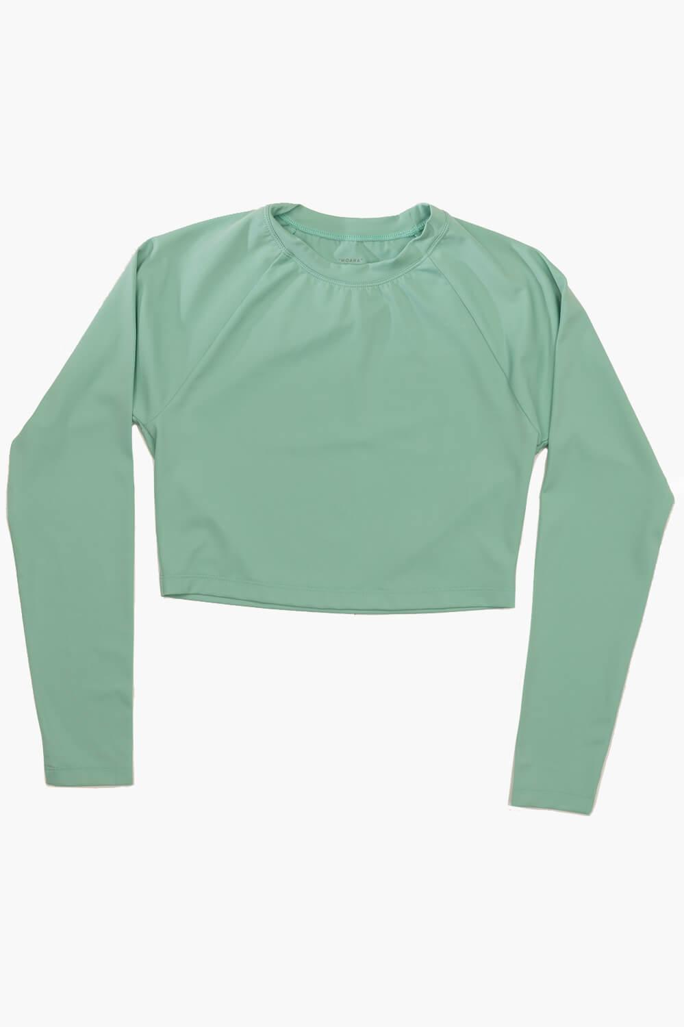 Moana Long Sleeved Crop Rashie - Newport Female Product Image