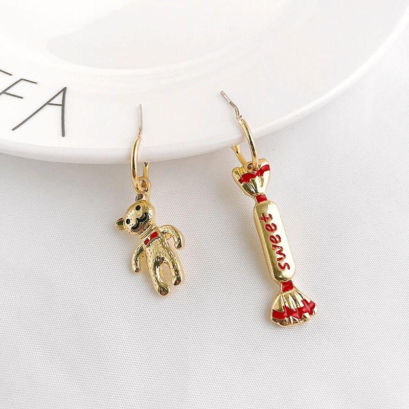 Bear Candy Asymmetrical Drop Earring Product Image