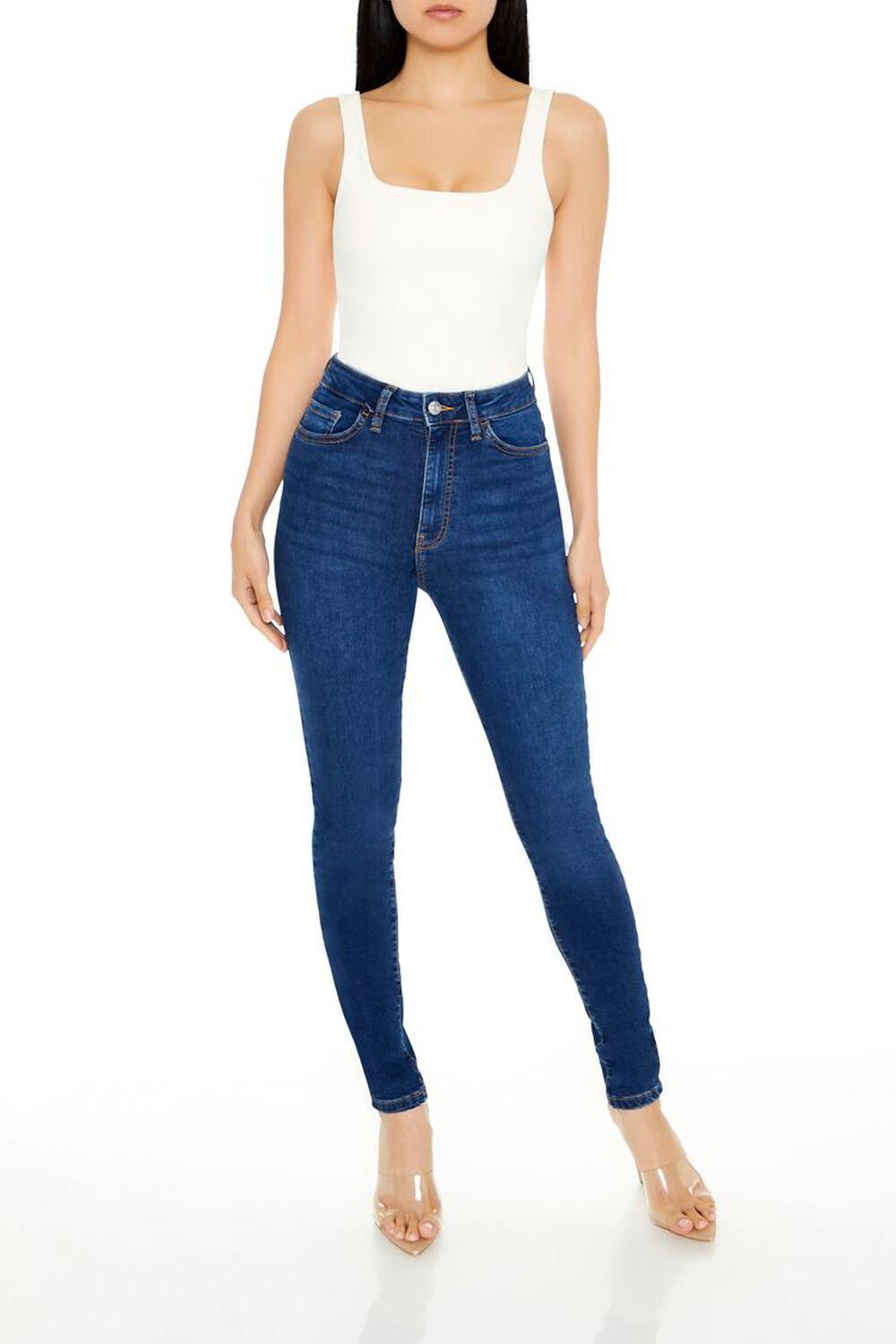 Stretch-Denim Skinny Jeans | Forever 21 Product Image