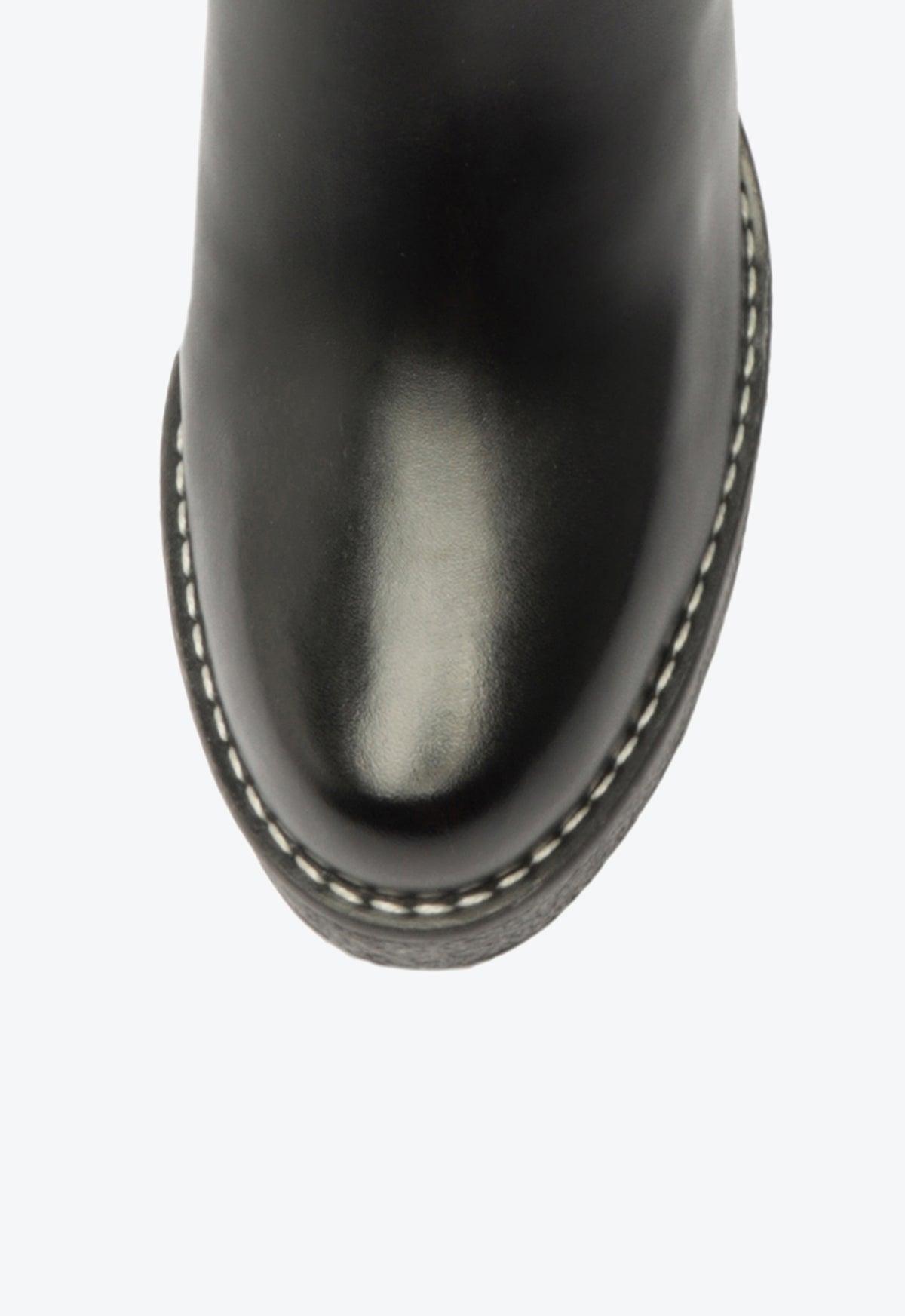 Billie Platform  Leather Bootie Female Product Image