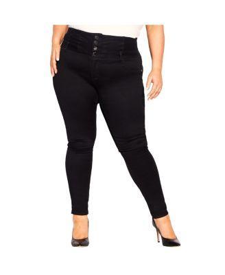 Plus Size Harley Corset Skinny Jean Product Image