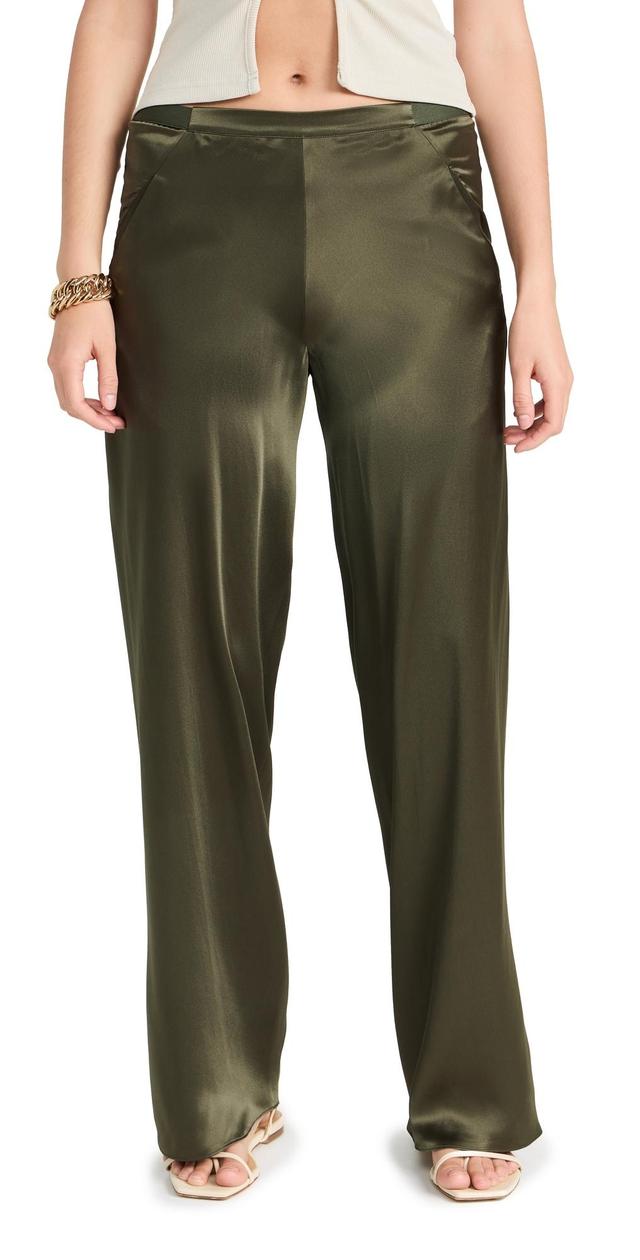 Christopher Esber Silk Bias Trouser Seaweed 6 Product Image