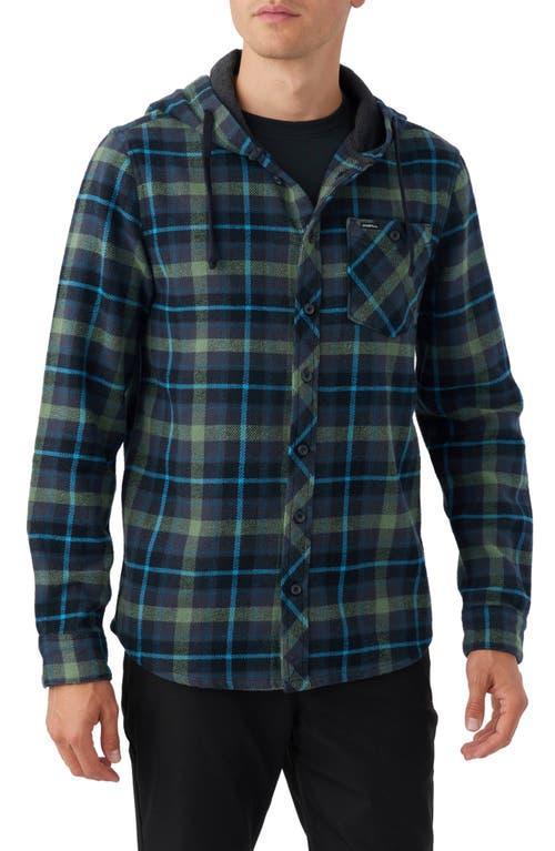 ONeill Clayton Plaid Hooded Button-Up Shirt Product Image