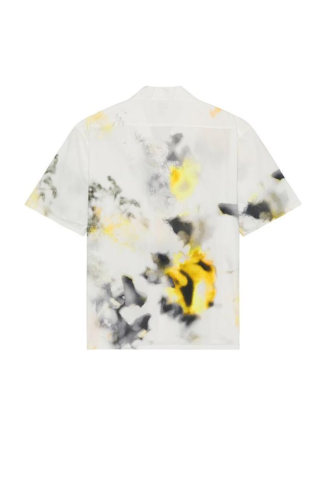 Alexander McQueen Printed Hawaiian Shirt in White Product Image