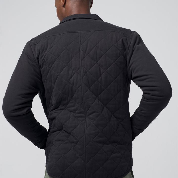 Good Man Brand Quilted Stadium Jacket- Black Product Image