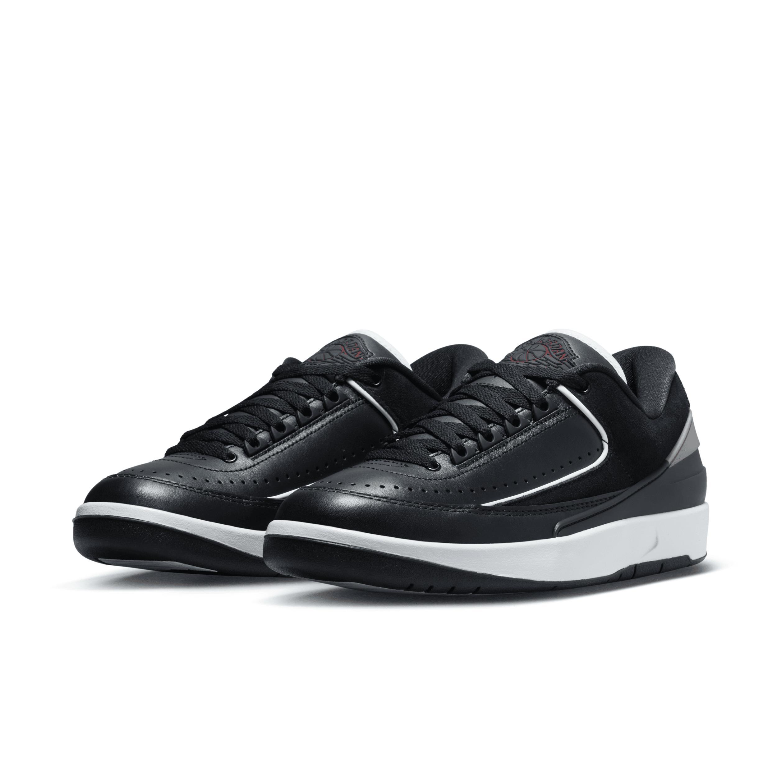 Womens Air Jordan 2 Retro Low Black/Varsity Red Shoes Product Image