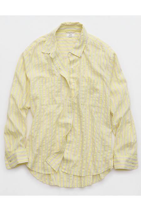 Aerie Off-Duty Seersucker Shirt Women's Product Image