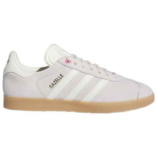 adidas Womens Originals Gazelle - Tennis Shoes Gum/Tan/Pink Product Image