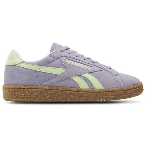 Reebok Womens Reebok Club C Grounds UK - Womens Shoes Astro Lime/Gum/Dusk Purple Product Image