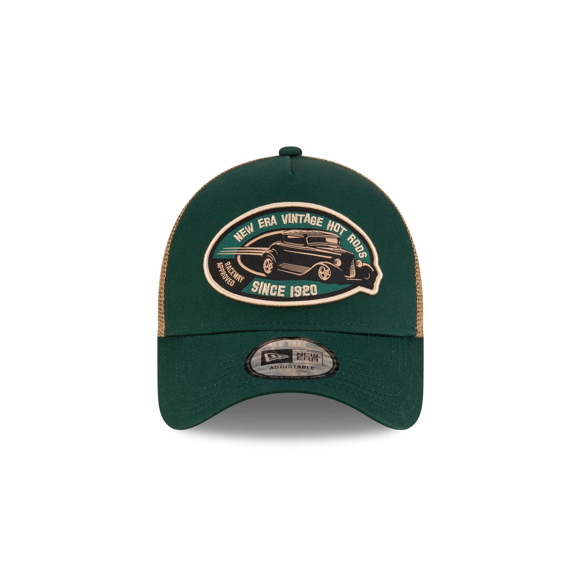 New Era Cap Green Hot Rod 9FORTY A-Frame Trucker Hat Male Product Image