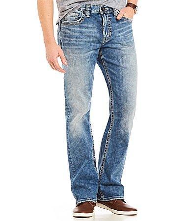 Silver Jeans Co. Craig Stretch Easy Fit Bootcut Medium Wash Jeans Product Image