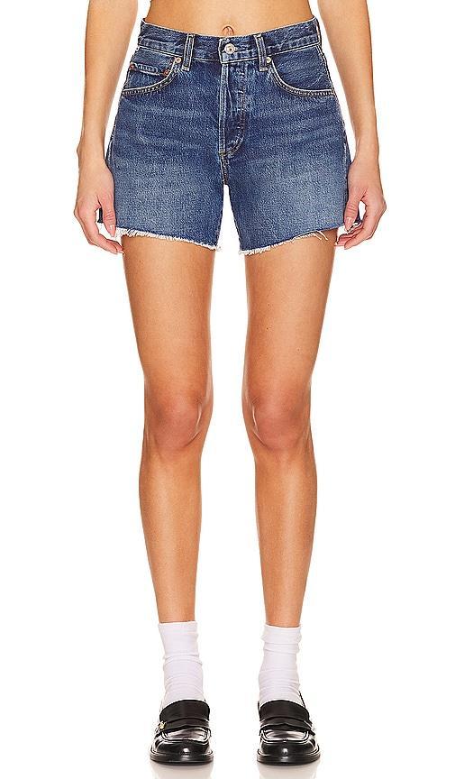 Citizens of Humanity Annabelle Long Vintage Relaxed Short in Blue Product Image