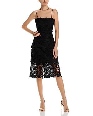 Zac Posen Lace Tiered Dress Product Image