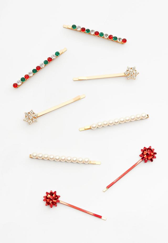 8 Pack Festive Bobby Pins Product Image