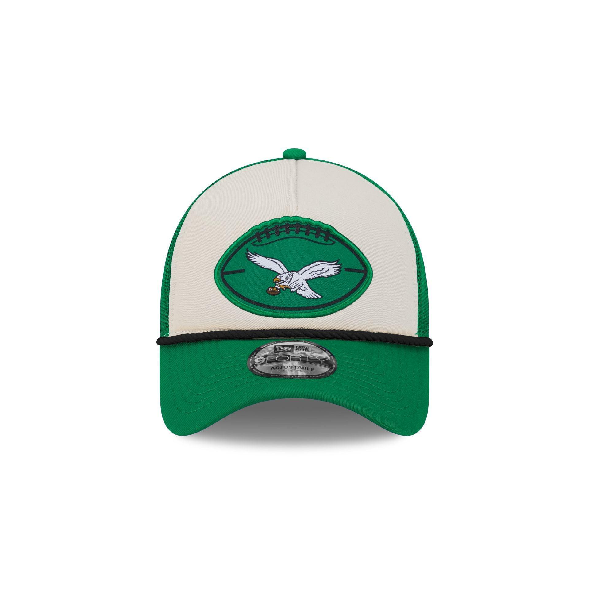 Philadelphia Eagles 2024 Historic Sideline 9FORTY A-Frame Snapback Hat Male Product Image