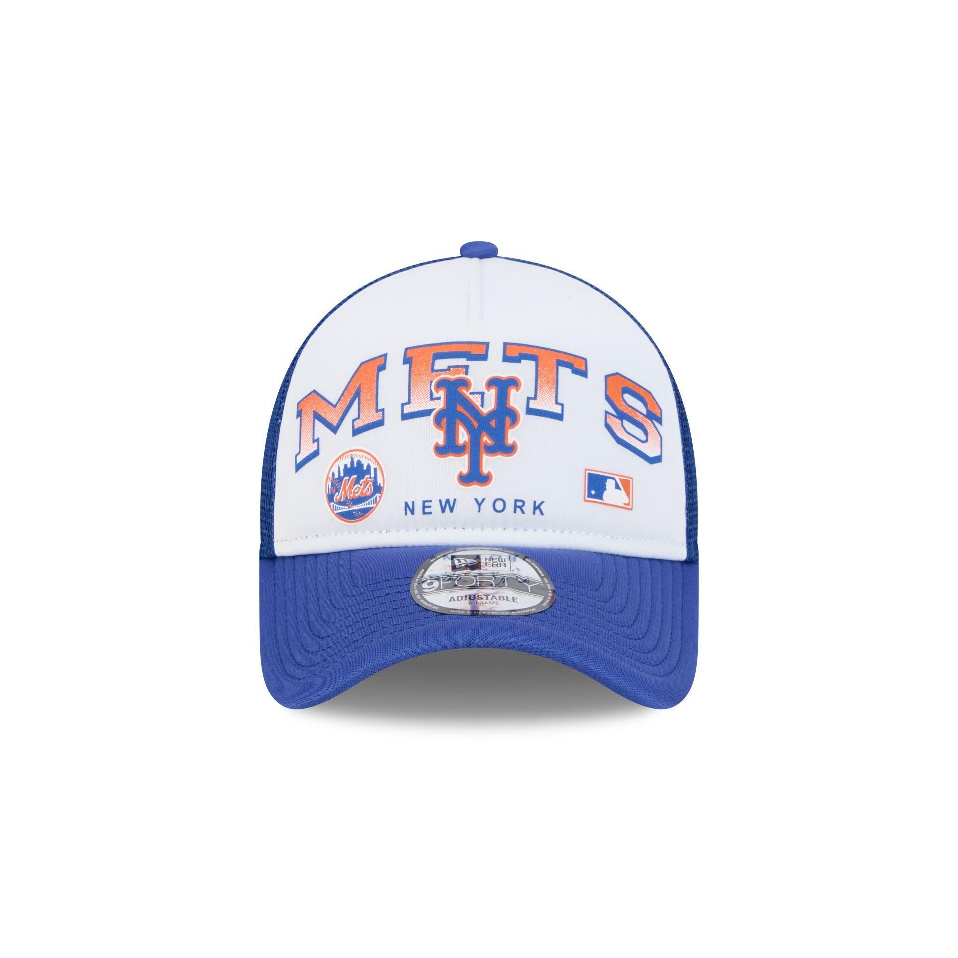 New York Mets Sport Classics 9FORTY A-Frame Trucker Hat Male Product Image