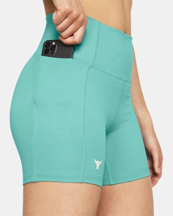 Women's Project Rock Lets Go Bench To Beach Middy Shorts Product Image