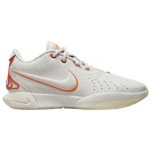 Nike Mens Nike Lebron XXI - Mens Basketball Shoes Beige/Orange Product Image