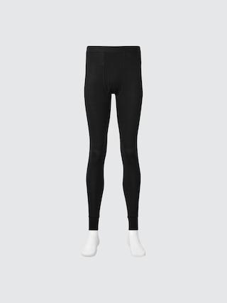 Mens Heattech Tights (2021 Edition) with Moisture-Wicking Black 3XL UNIQLO US Product Image