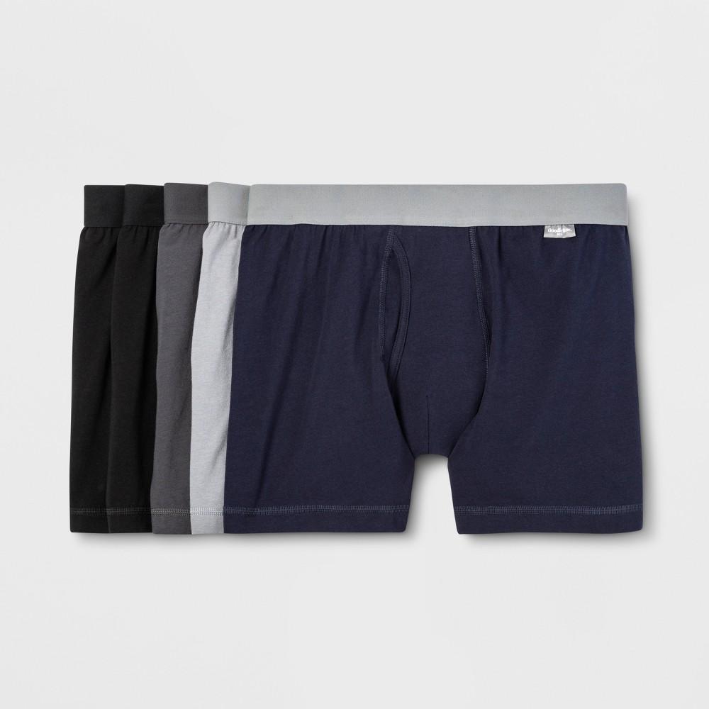 Mens Boxer Briefs 5pk - Goodfellow & Co /Gray/Navy Product Image