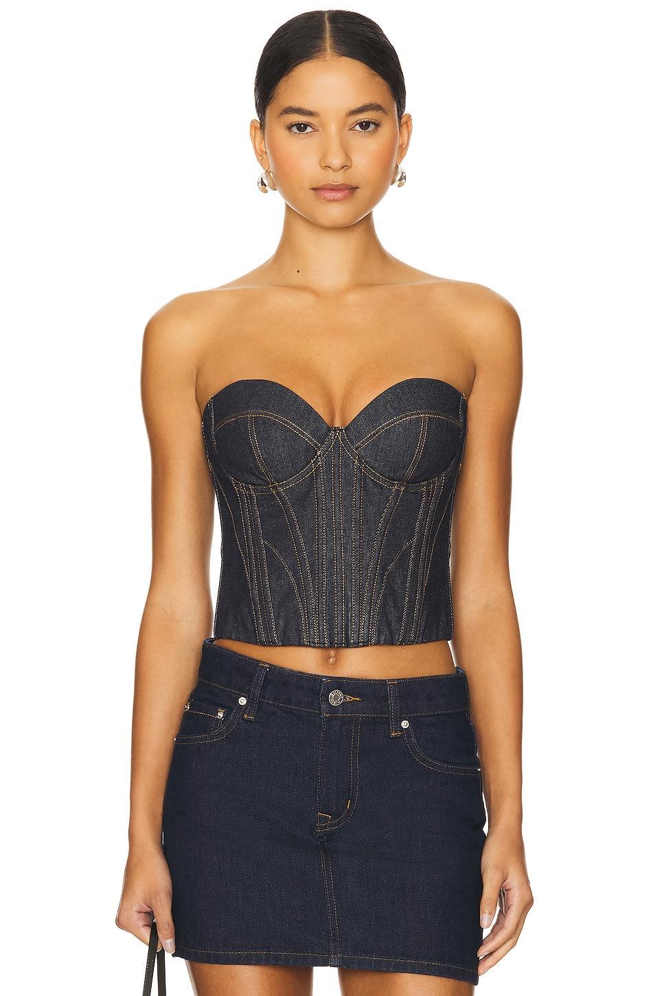 Denim Bustier fleur du mal Product Image