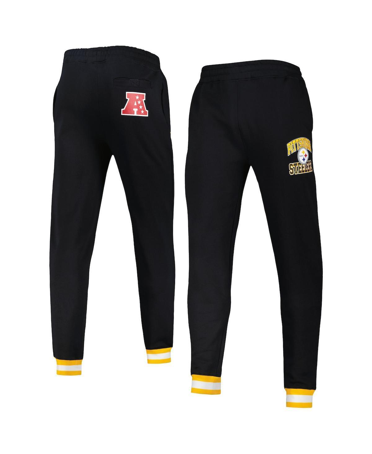 Mens Starter Black Pittsburgh Steelers Blitz Fleece Jogger Pants Product Image