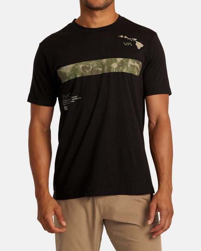 Hawaii Bar Tree T-Shirt - Black Product Image