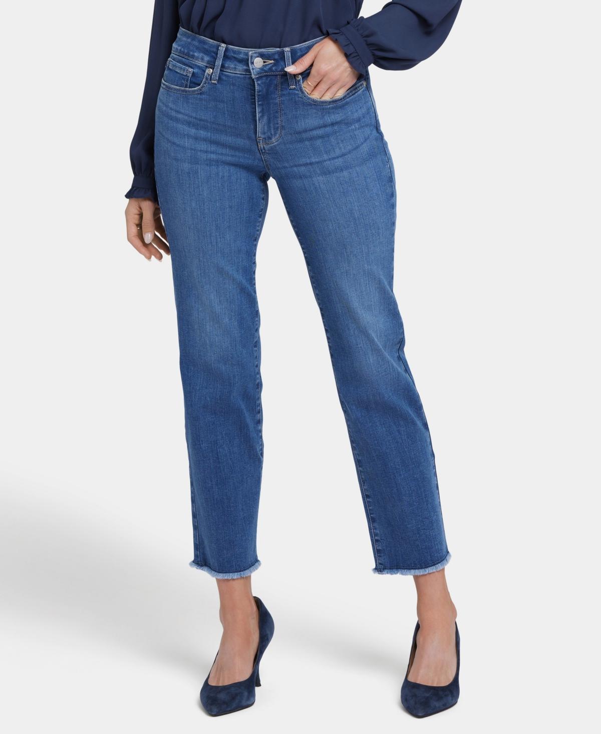 Nydj Womens Marilyn Ankle Frayed Hems Jeans product image