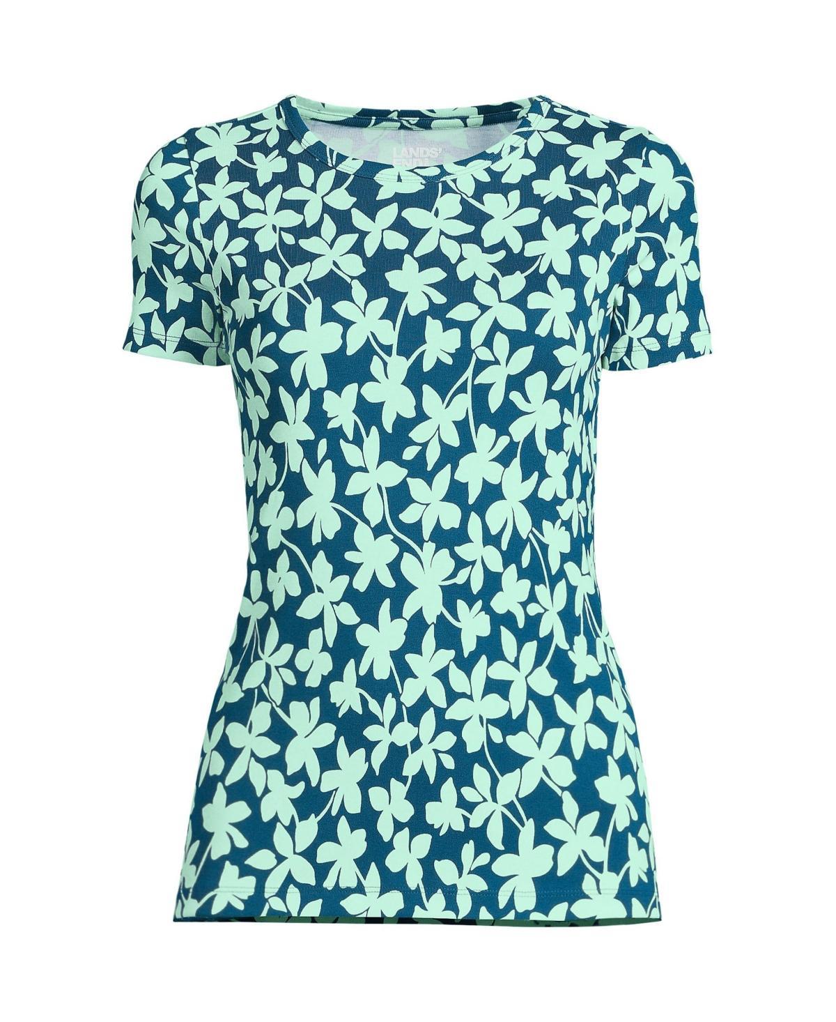 Lands End Womens Cotton Rib T-shirt Product Image